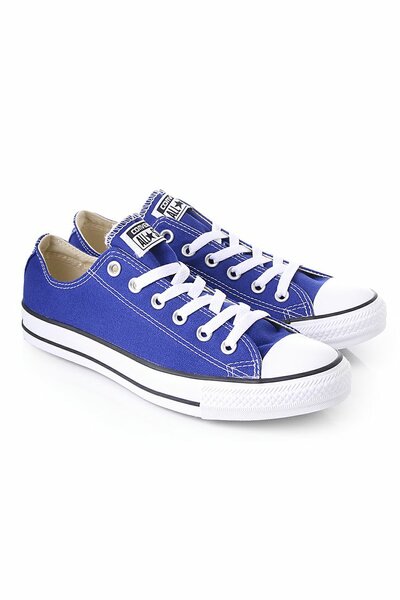 Converse bleue blanc unisexes