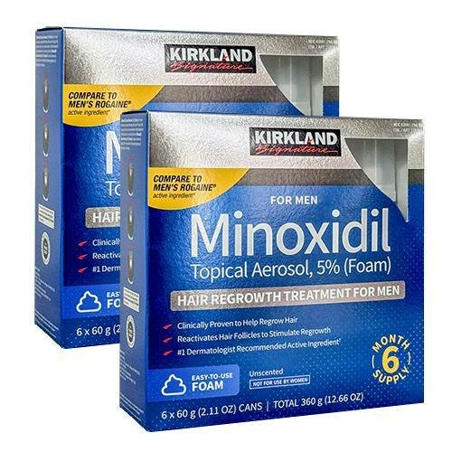 Kirkland minoxidil oil box