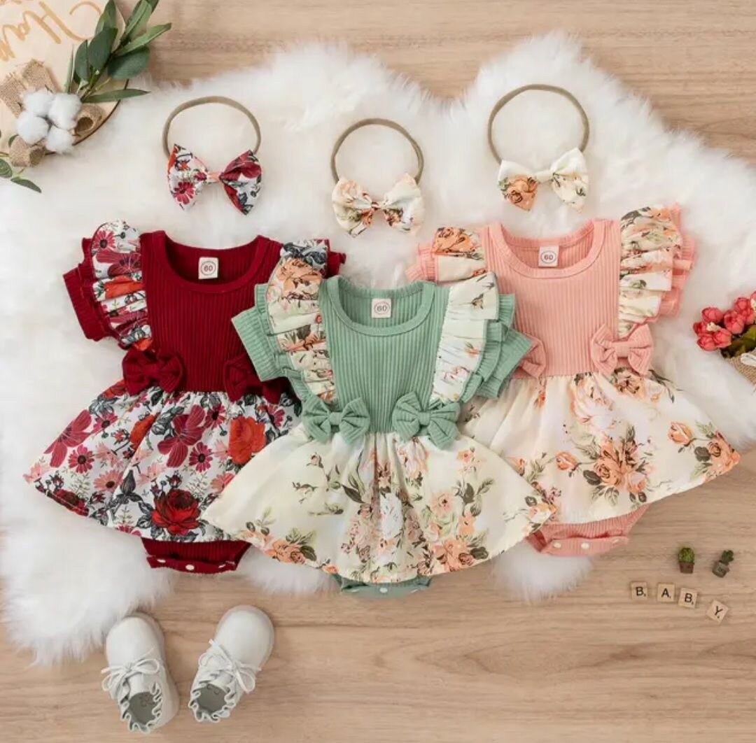 Floral Rompers