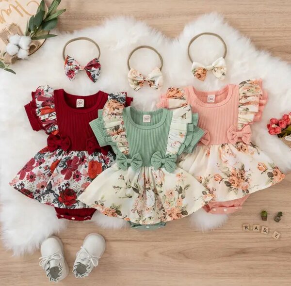Floral Rompers