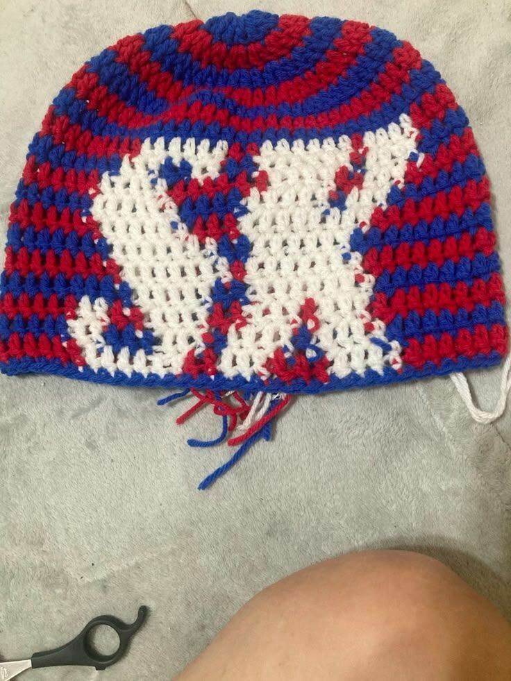 Bonnet tricoté personnalisé