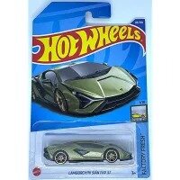 Hot Wheels 2022 Lamborghini Sian FKP 37 New Model Satin Green