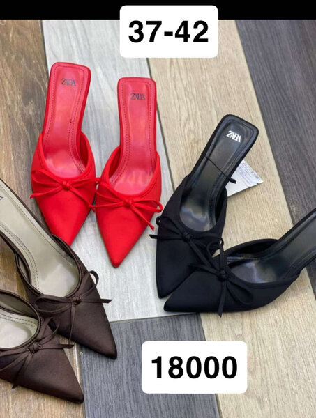 Mules à talon élégantes