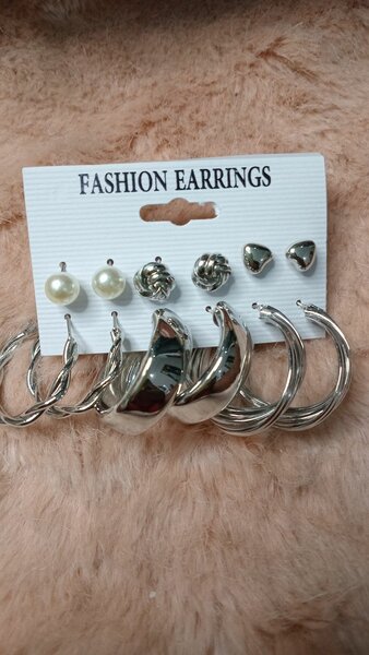 Lot de Boucles d'Oreilles Mode