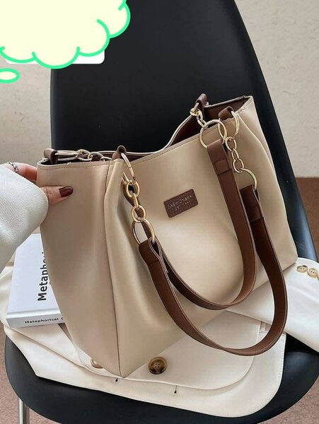 Cabas élégant en cuir PU