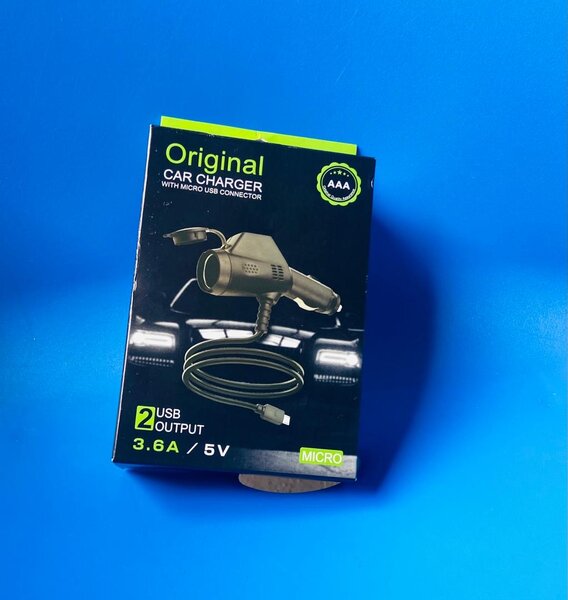 Chargeur voiture USB micro