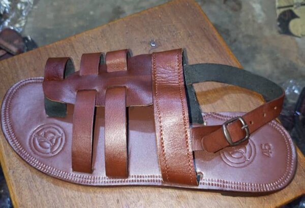 Sandales en cuir pour homme