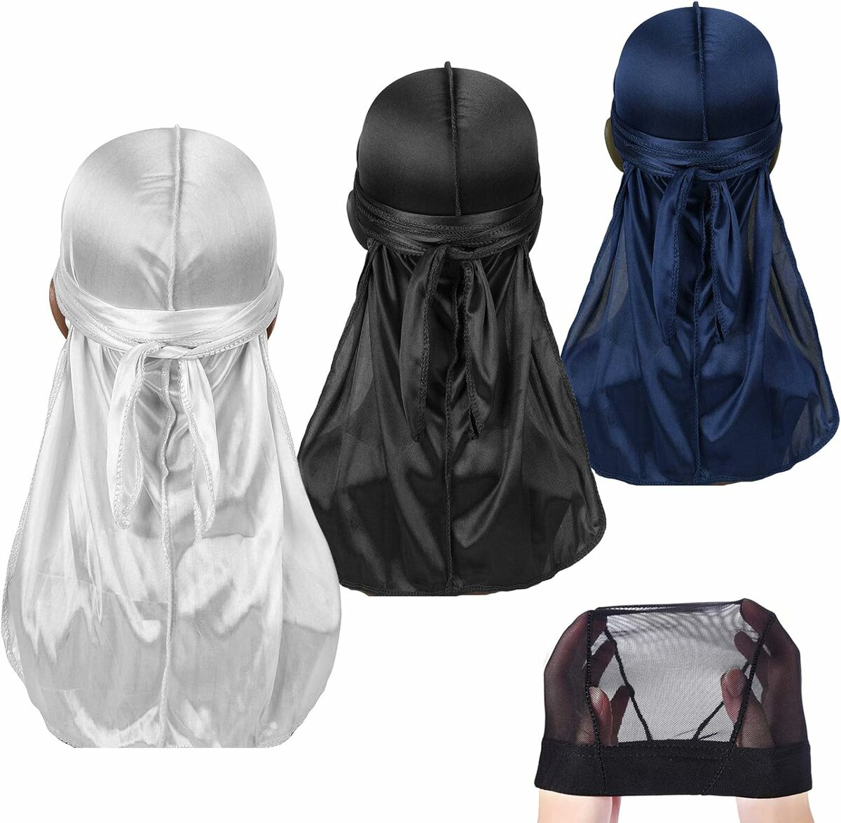 Durag en satin brillant