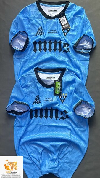 Maillot de foot bleu pour hommes