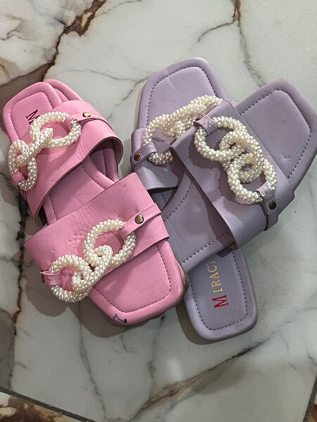 Sandales Perles Élégantes