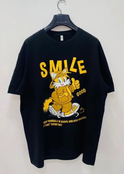 T-shirt Smile Chat Imprimé