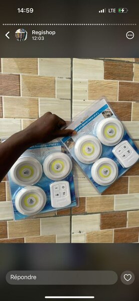 Lampes LED avec télécommande