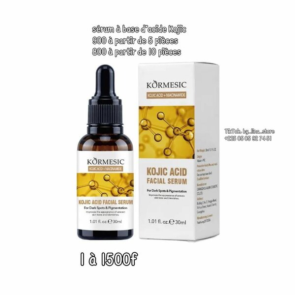 Sérum visage a l'acid Kojic