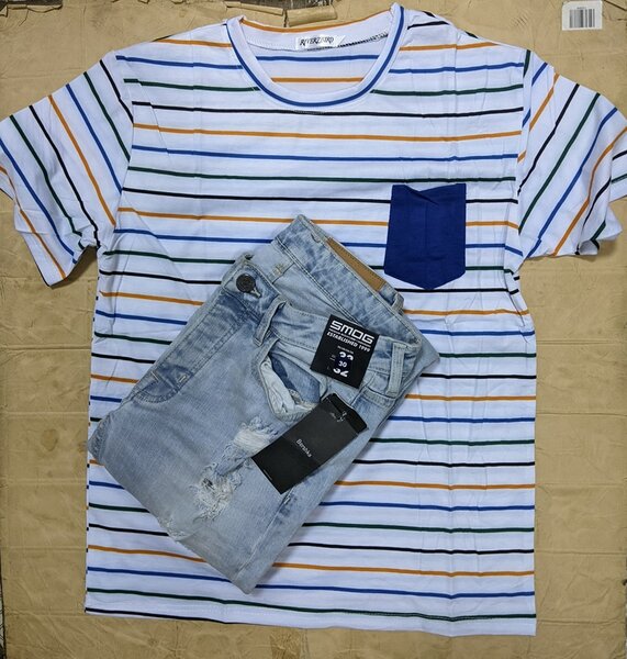 Men's set: T-shirt and jeans