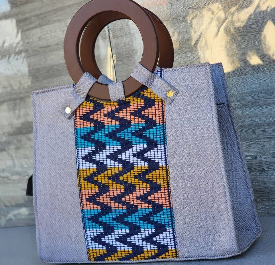 Sac à main en tissu ethnique