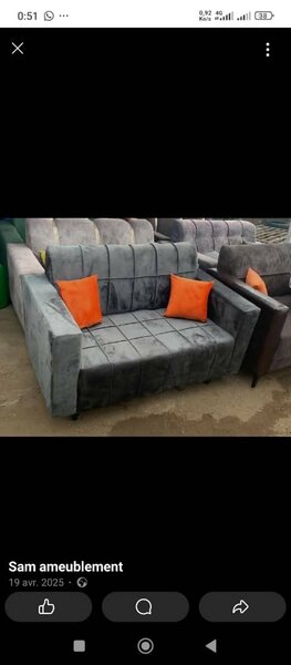 Canapé élégant en 02 places