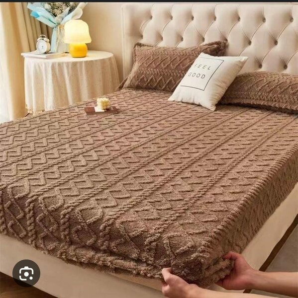 Couverture en tissu doux tissée