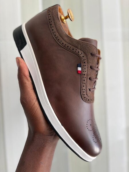 Chaussures Derby en cuir