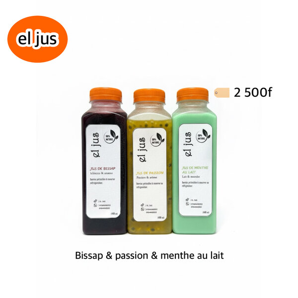 Trio de Jus Naturels Exotiques