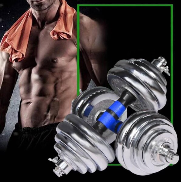 Haltères en fer massives