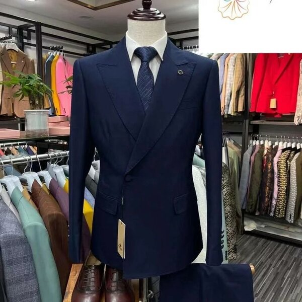 Men's suit dark blue