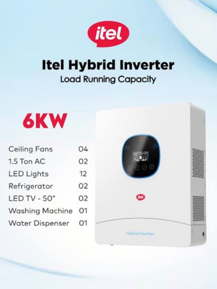 Itel hybrid inverter & Infinx inverters