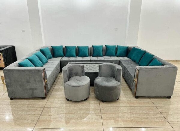 Set of beautiful soft home furniture