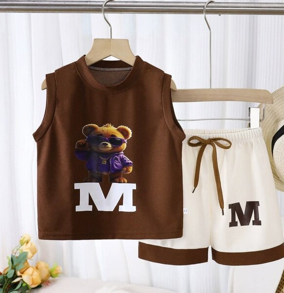 Ensemble décontracté enfant ours