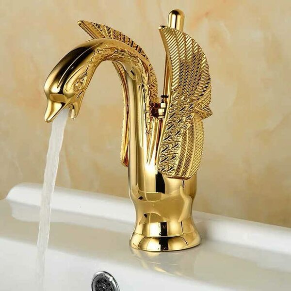Eagle wash hand Basin Hot and Cold tap Gold