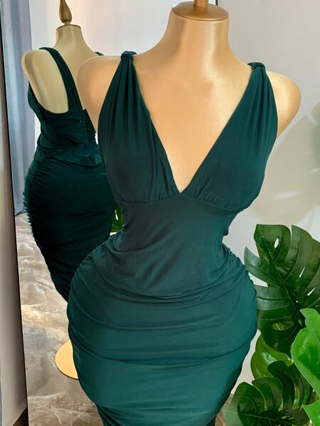 Emerald green dress Uk 14