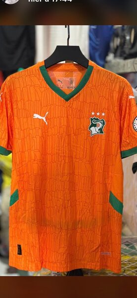 Maillot de football orange