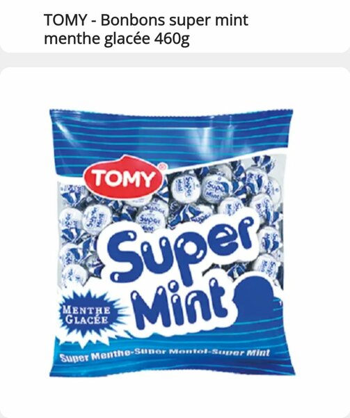 Bonbons Super Mint Menthe