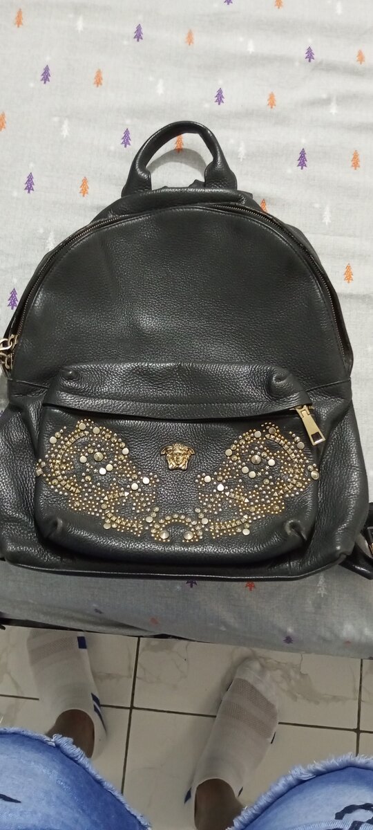 Sac à dos en cuir élégant