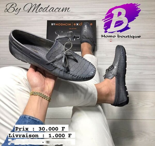Mocassins gris