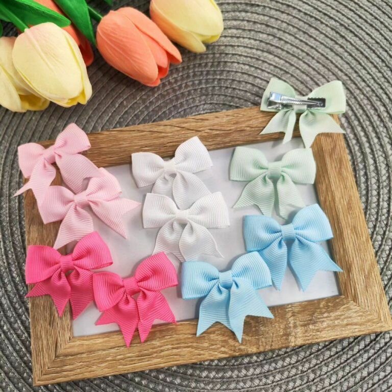 Lot de (10)nœuds pour cheveux