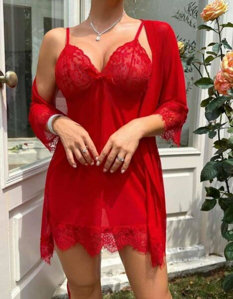 Ensemble nuisette en dentelle