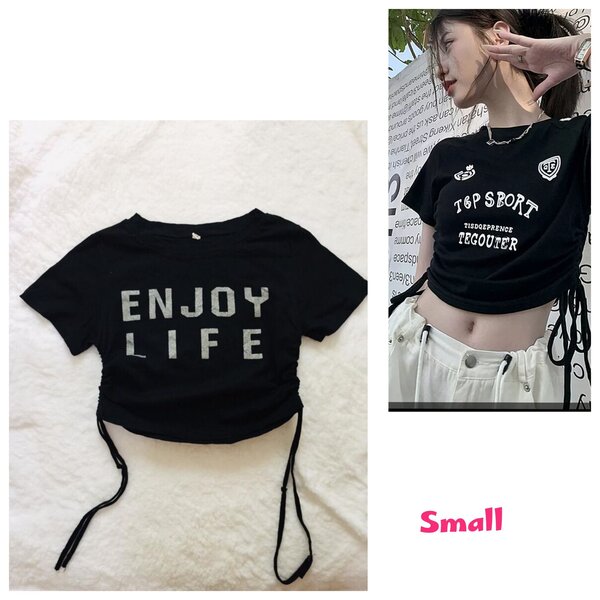 Salaula crop tops and tops