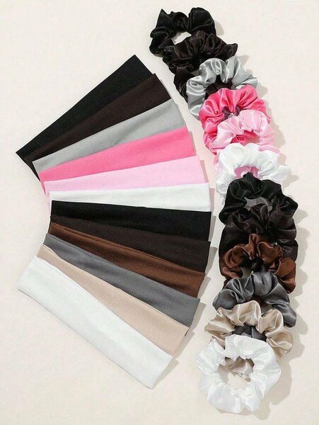 Ensemble bandeaux et chouchous