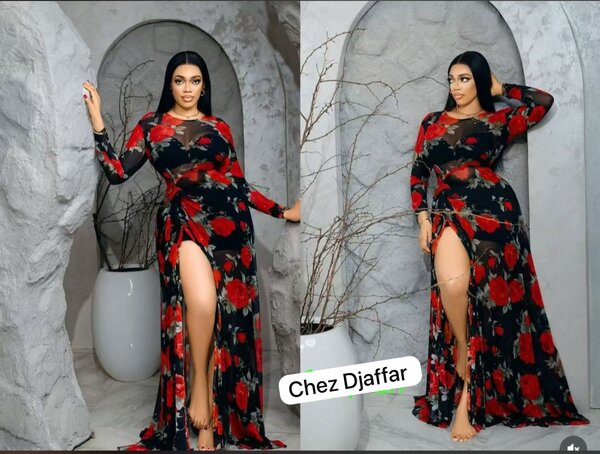 Robe longue florale élégante