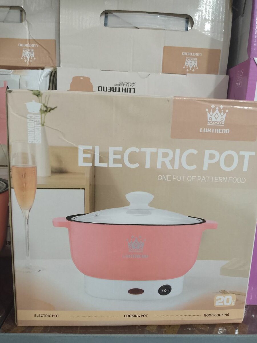 Casserole électrique rose