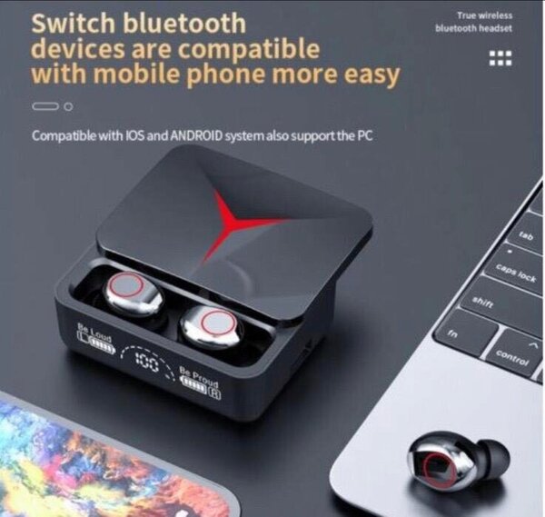 Bluetooth with PowerBank M90 Pro Black