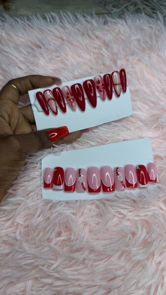 Ongles faux décoratifs multicolores