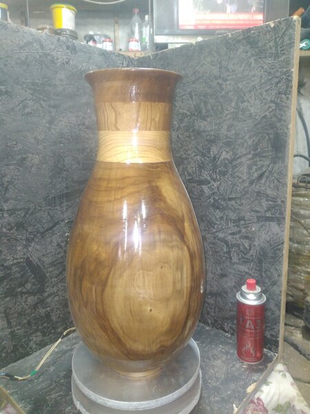 Деревянная посуда. N3. Ваза  напольная.