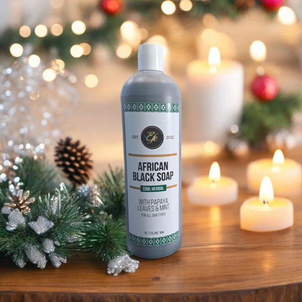 Cool Herbal African Black Soap Bath Gel 1.2 Ltrs