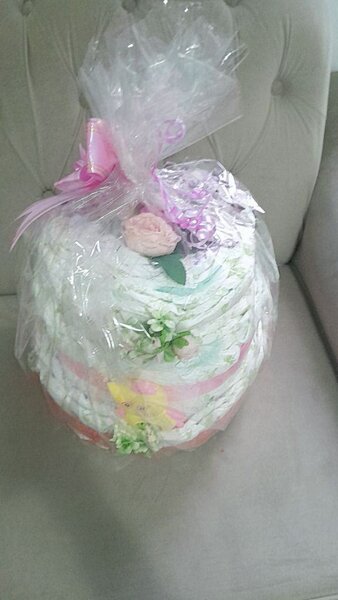 Gâteau de couches bébé