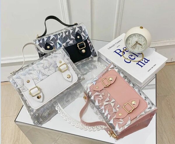 Sac à main géométrique chic