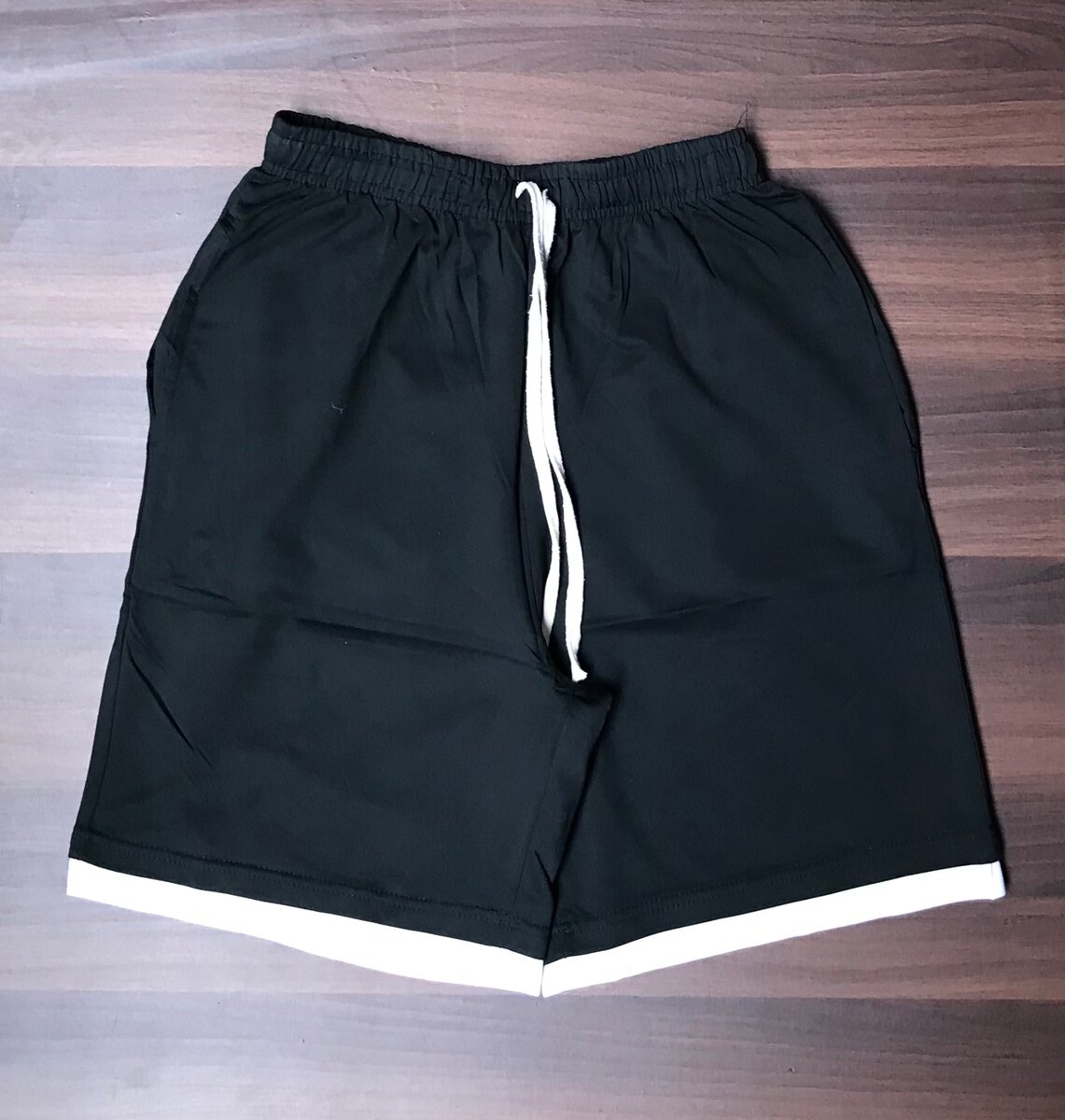 Black slicon shorts
