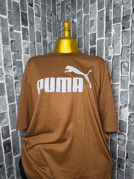 T-shirt en coton marron