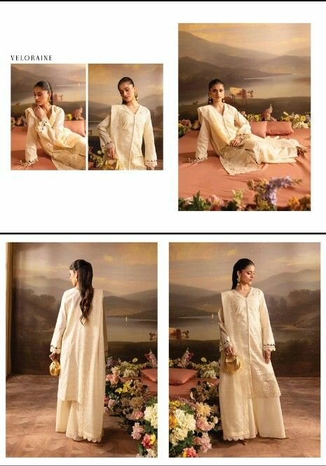 Mahnor embroiderd lawn