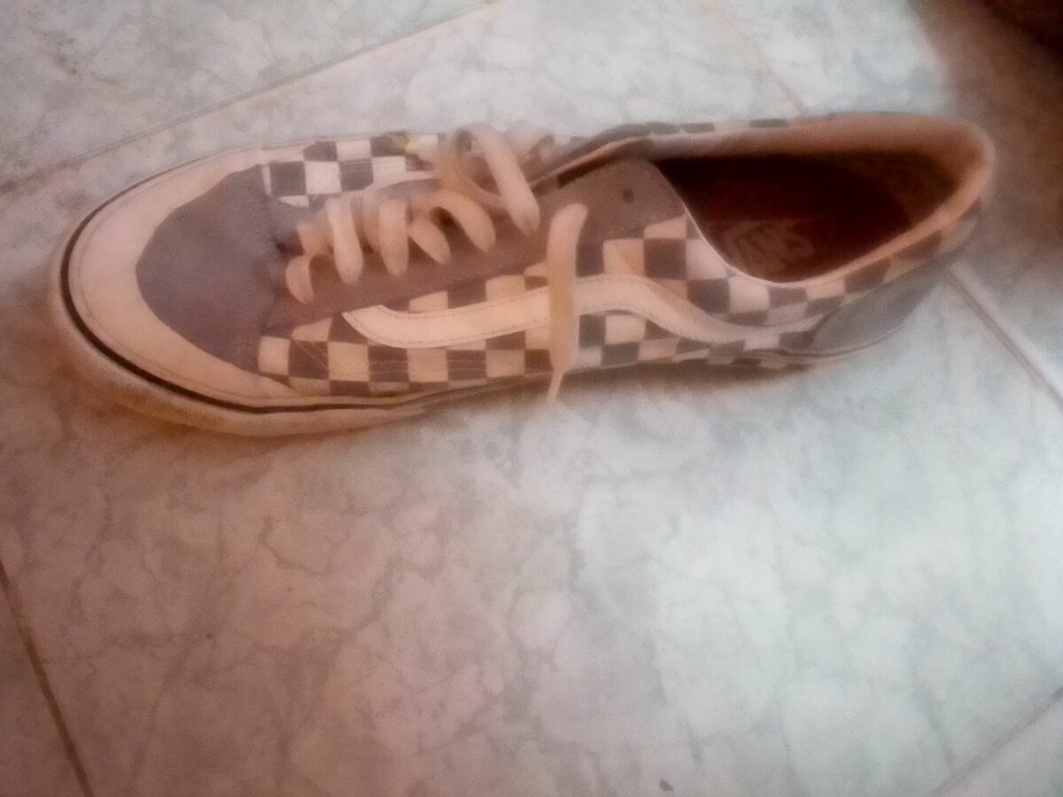 Baskets unisex à carreaux